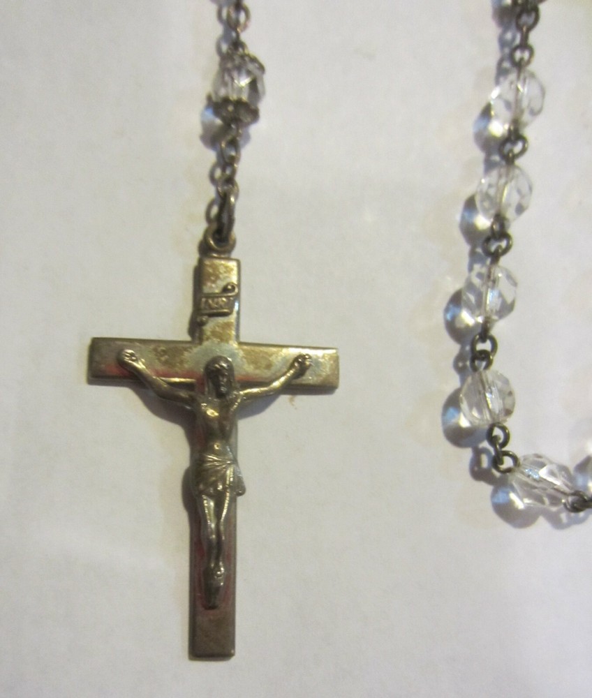 Vintage Aurora Borealis Rosary