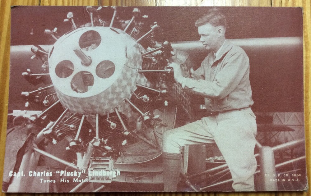 Exhibit Card Charles Lindbergh INV-P0901