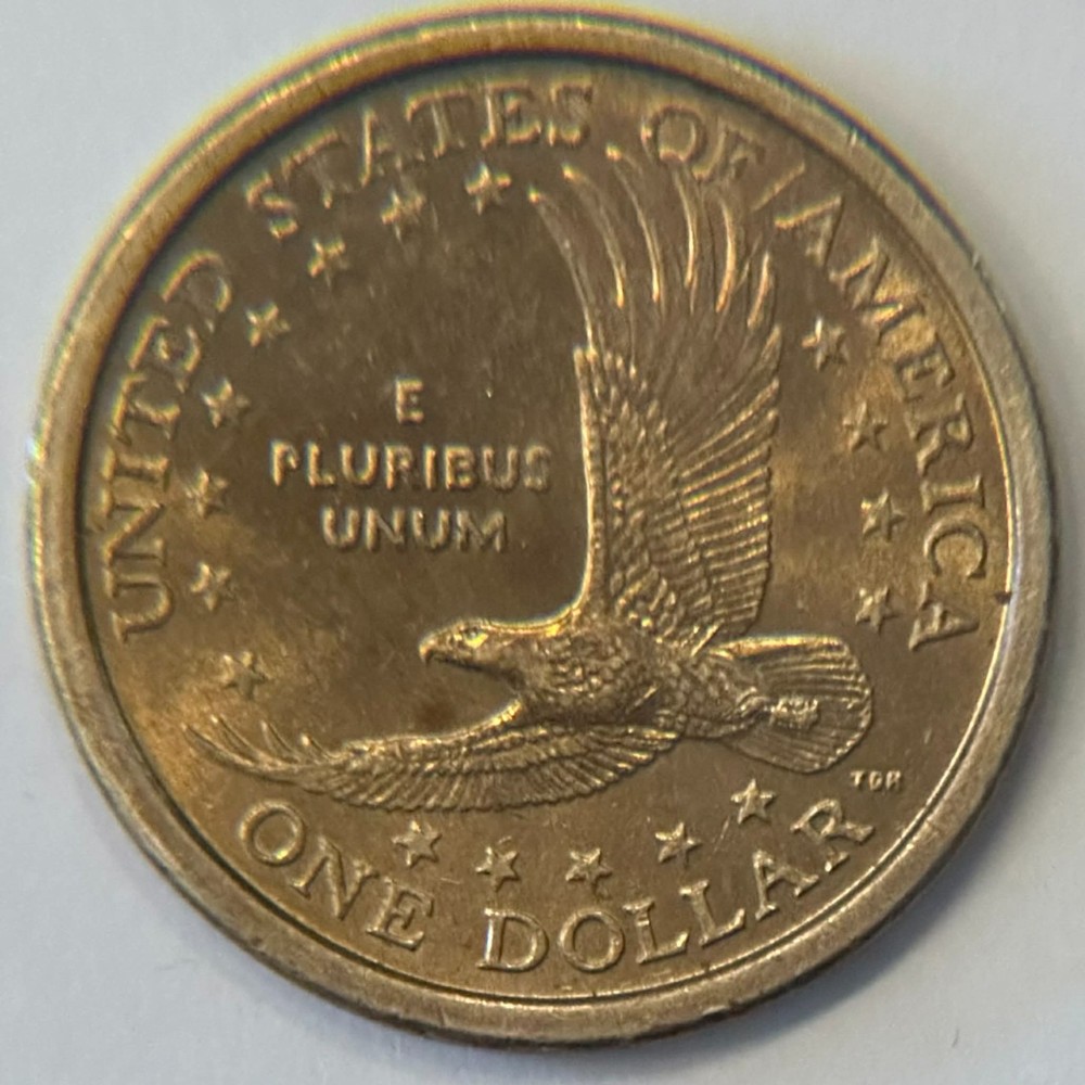 2000-P Sacagawea Dollar Wounded Eagle / Speared Eagle Variety. FS901 CIRCULATED!