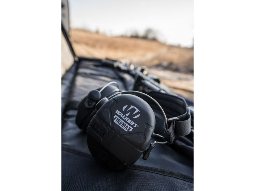 Walker's FireMax Behind the Neck Electronic Ear Muffs Black