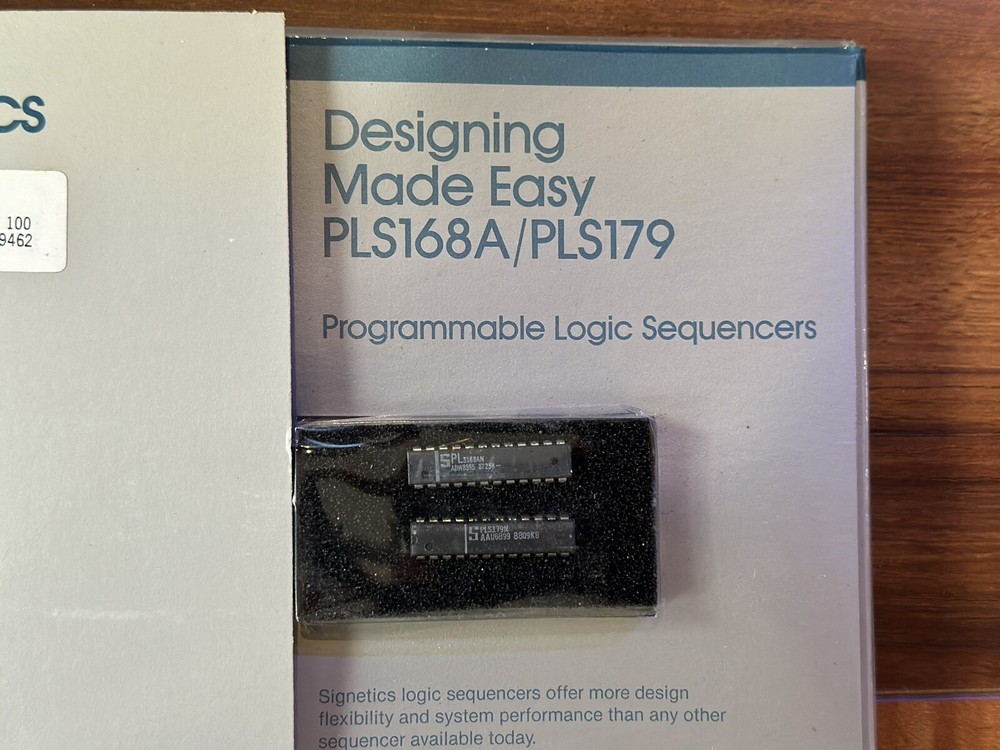 1987 Signetics Designing Made Easy Programmable Logic Sequencers PLS168A/PLS179