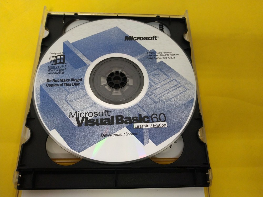 Microsoft Visual Basic 6.0 Learning Edition 2 CD , Windows 95/98/NT 4.0