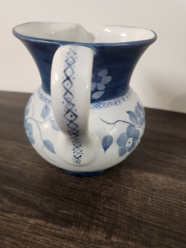 Blue Pitcher signed Unknown Origin