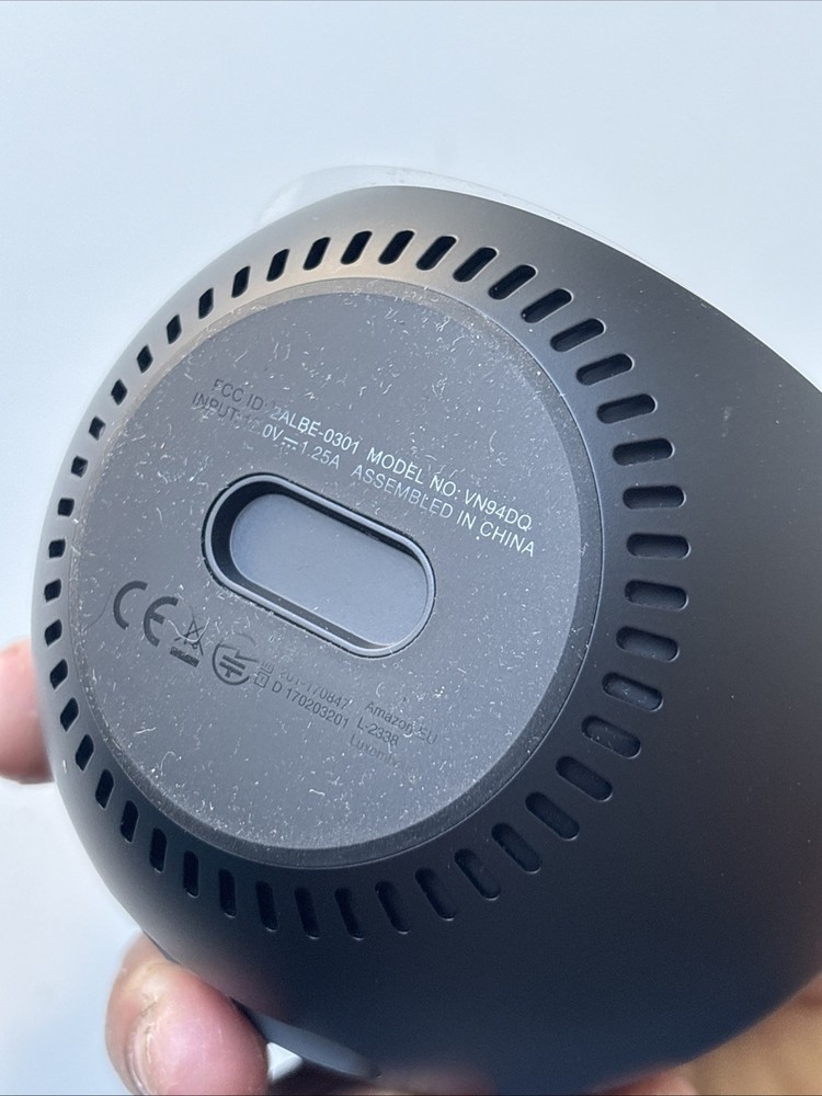 Amazon Echo Spot Smart Assistant Alarm Clock with Alexa Black Open Box