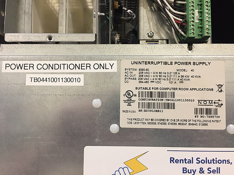 Eaton Powerware 9390 40 kVA UPS System