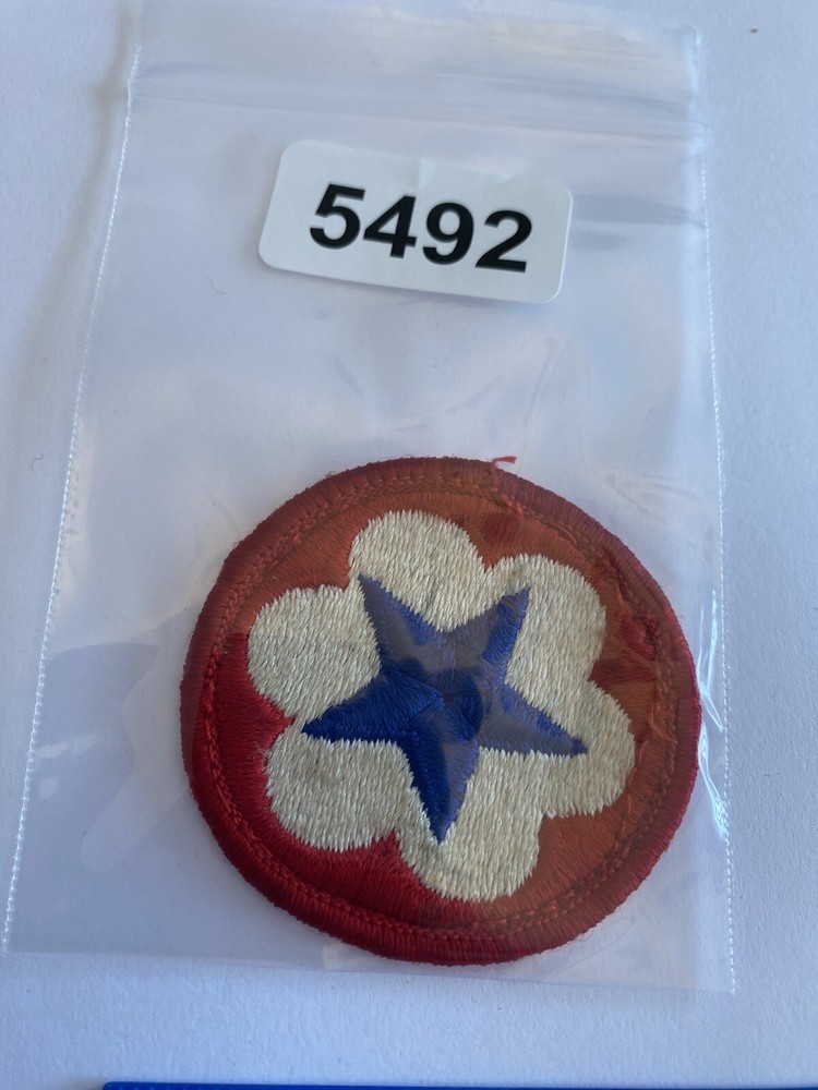 US Army Service Forces Patch Blue Star INV5492