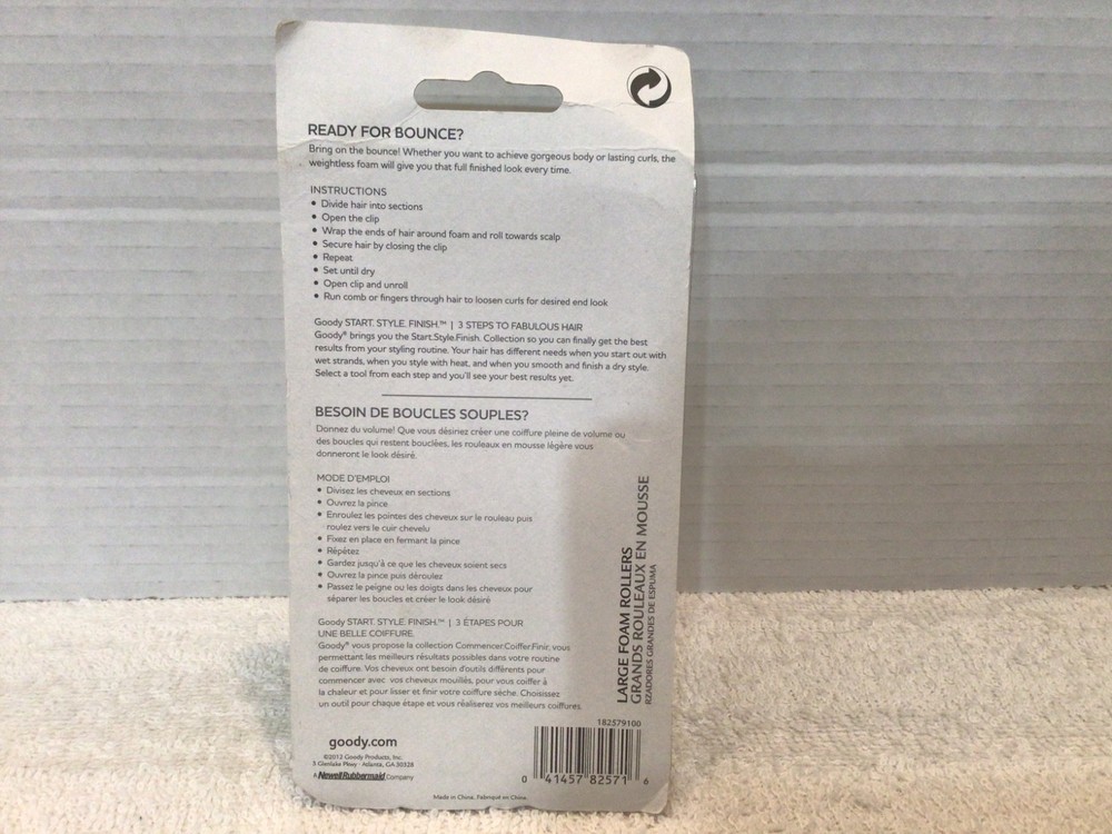 Goody Large Foam Rollers Green
