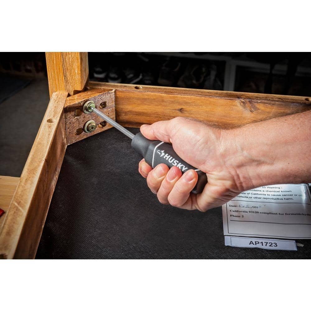 Husky Interchangeable Blade Screwdriver Set (10-Piece)