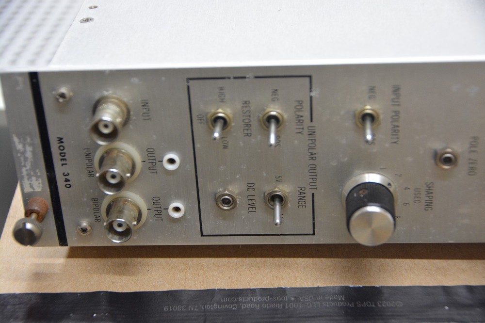 PGT, PRINCETON GAMMA TECH MODEL 340 SPECTROSCOPY AMPLIFIER NIM MODULE, TESTED