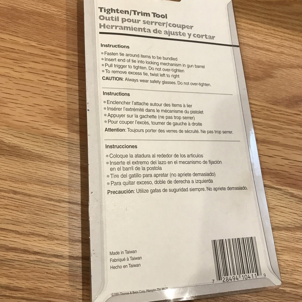 Lightweight Hand Gun for Nylon Cable Ties MODEL: QC-100