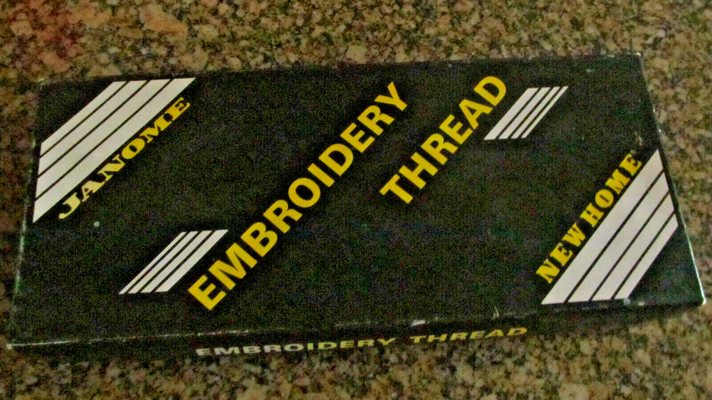 *Janome No. 2 Embroidery Thread Set w/ Box  PARTIAL SET 23 SPOOLS