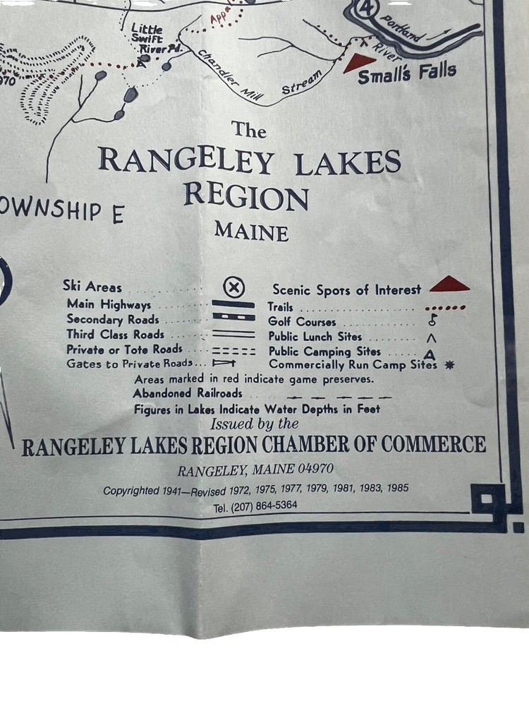 Maine's Rangeley Lakes Map and Information