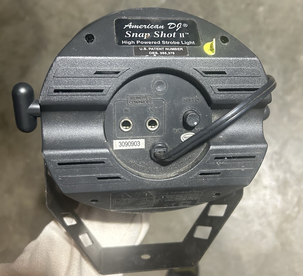 American DJ Snap Shot II High Powered Strobe Light - Tested & Working