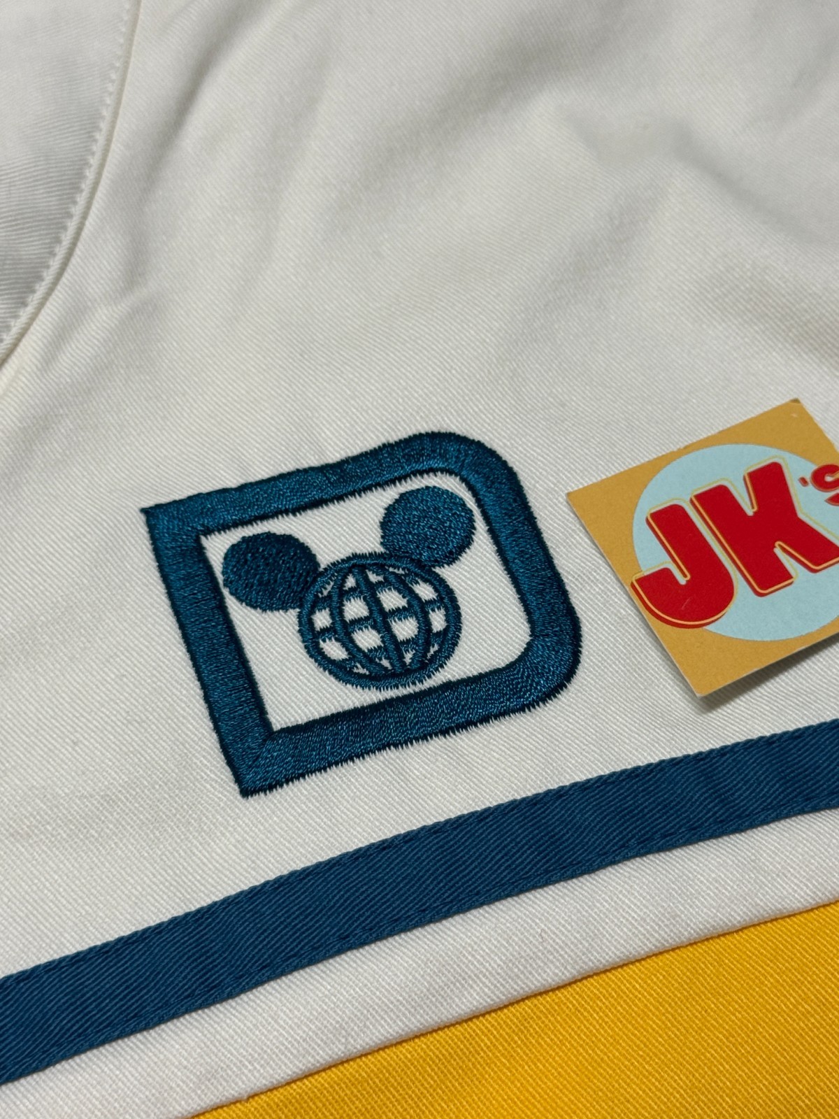 NEW Walt Disney World Racing Jacket Adult Large Racer Embroidered Patches Zip