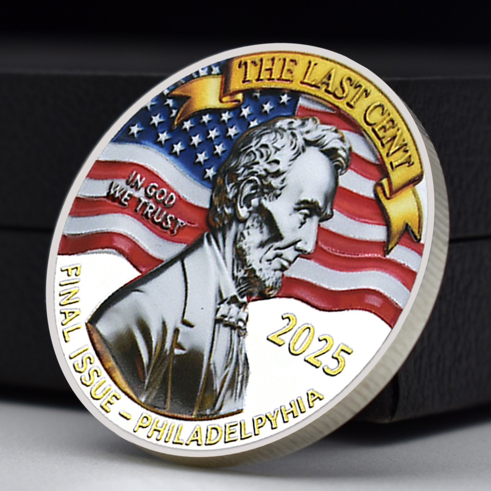 The Last Cent 2025 Final Issue Philadelphia R.I.P. Penny Commemorative Coin