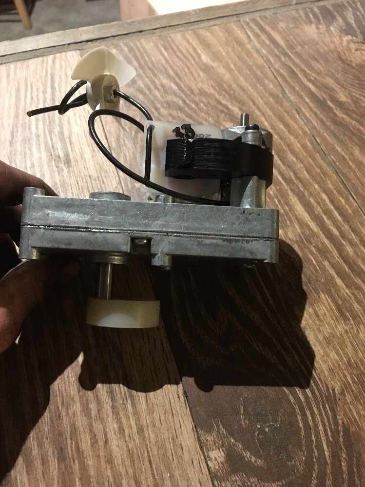 Keystoker Coal Stove Gear Motor MK-Large w/ Fan & Nylon CAM