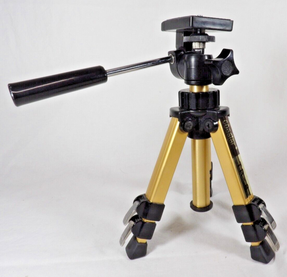 Coastar TR-8 Camera Camcorder Tripod & Case