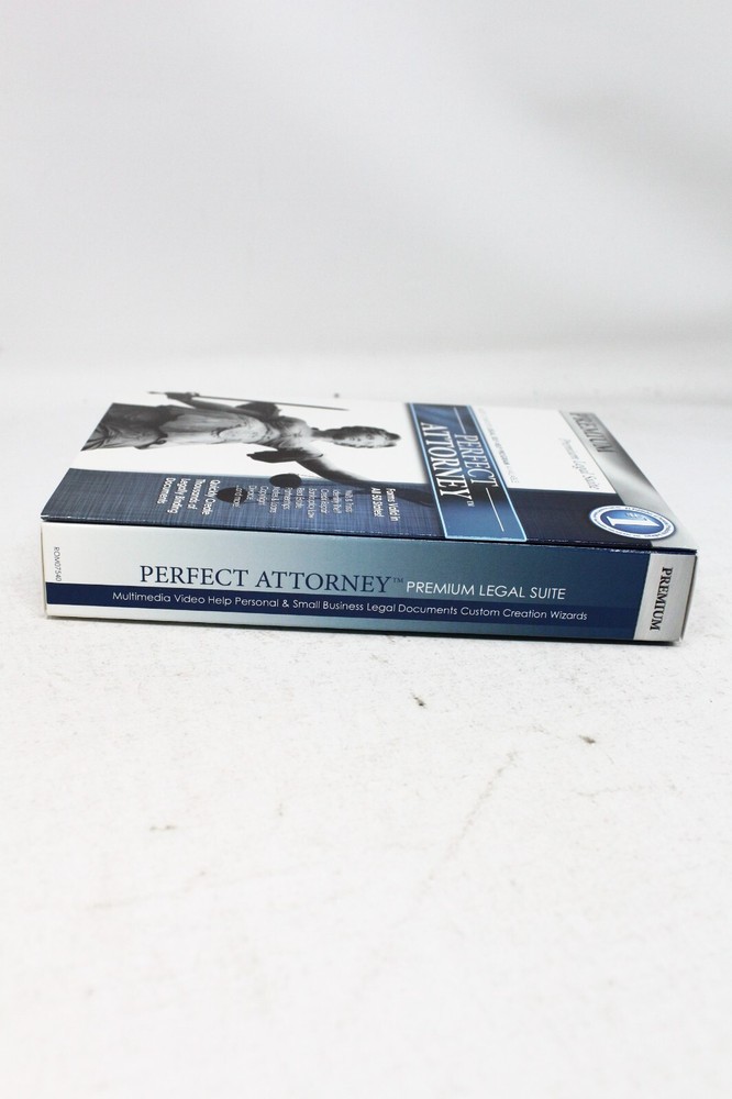 Cosmi Premium Perfect Attorney PC Computer Software Program CD-ROM Disk Set of 3