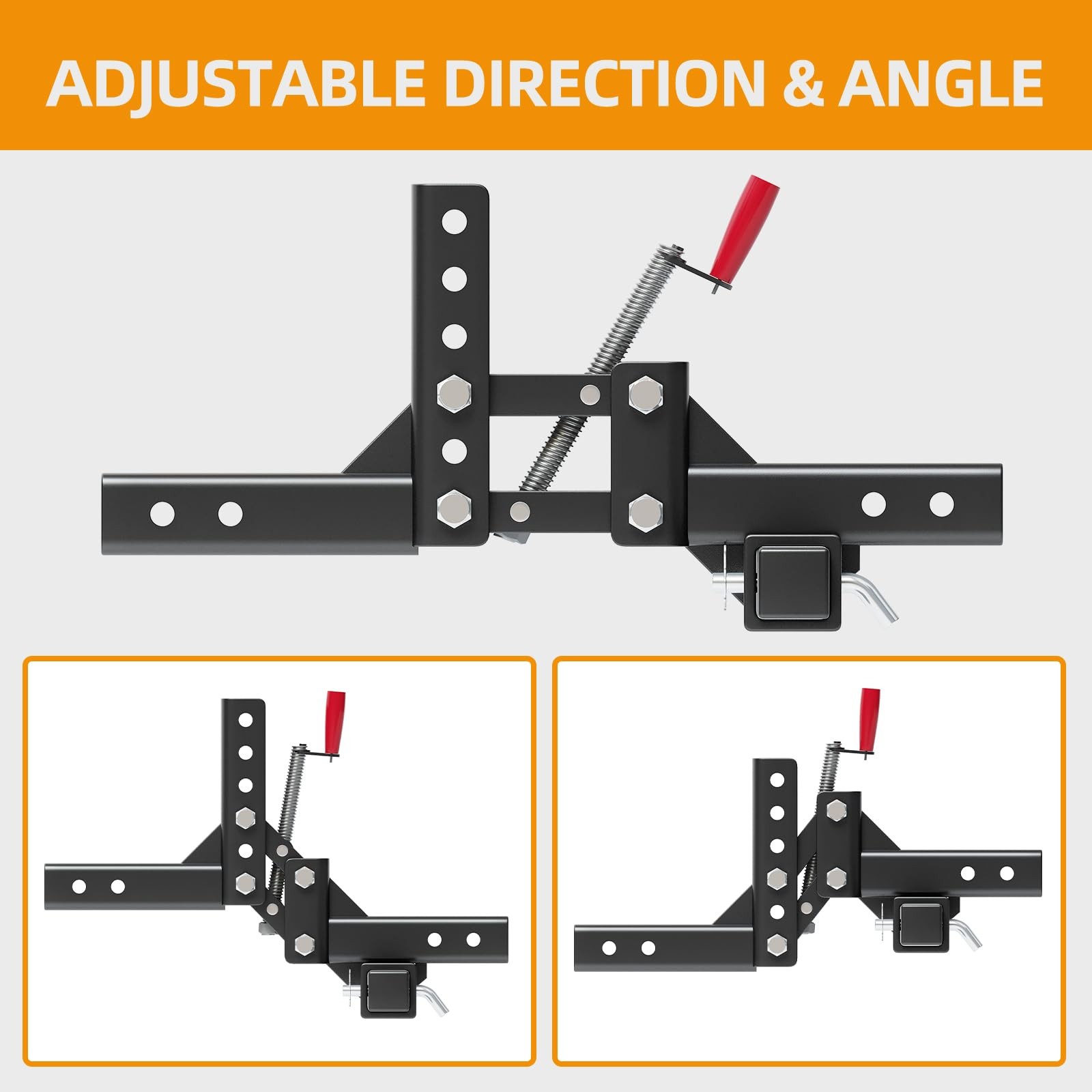 Manual Implement Lift ,1-Point Lift System for ATV/UTV Tractor with 2" Receiver