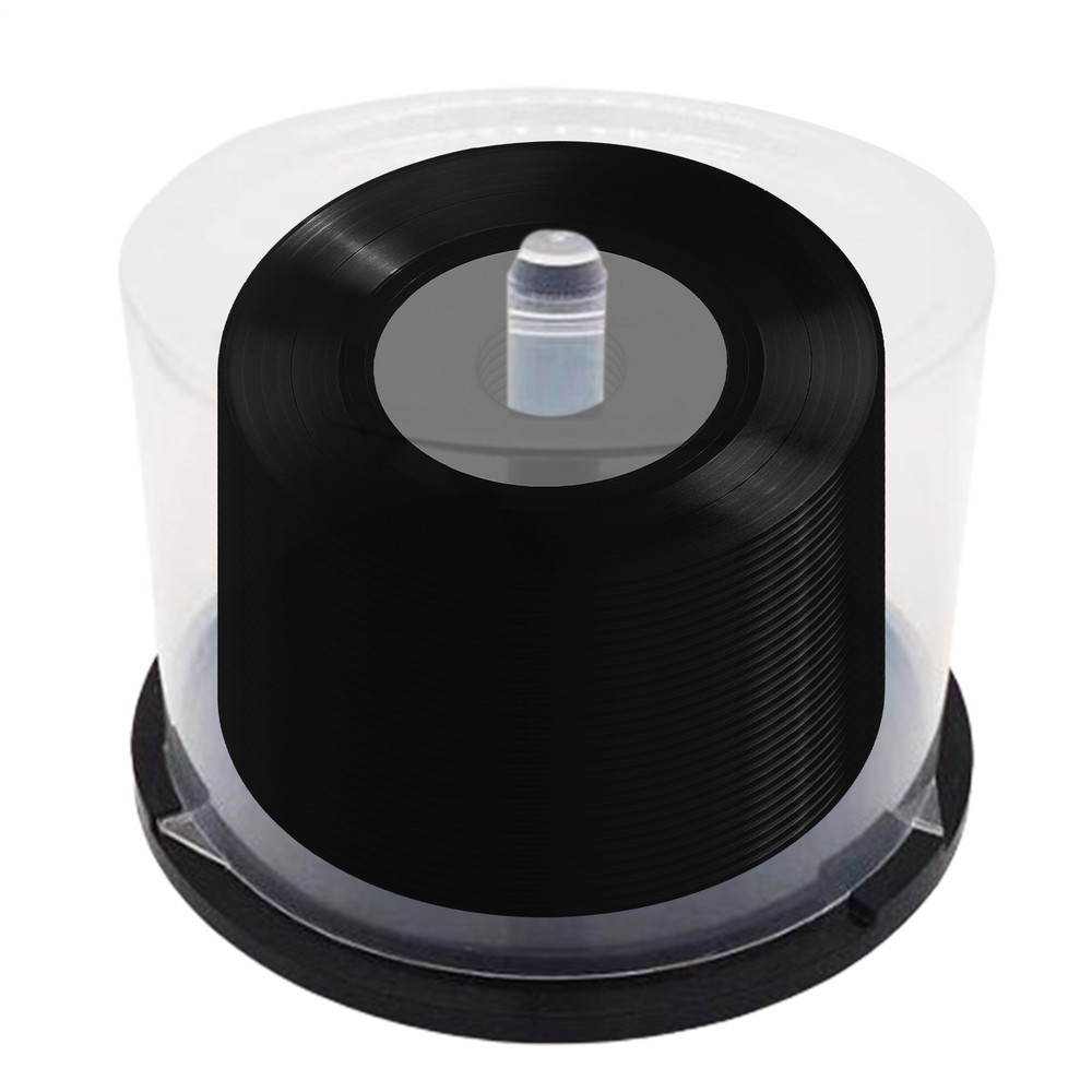 Empty CD DVD Blu-Ray Spindle Cake Box Storage Container Hold 50 Discs Cakebox