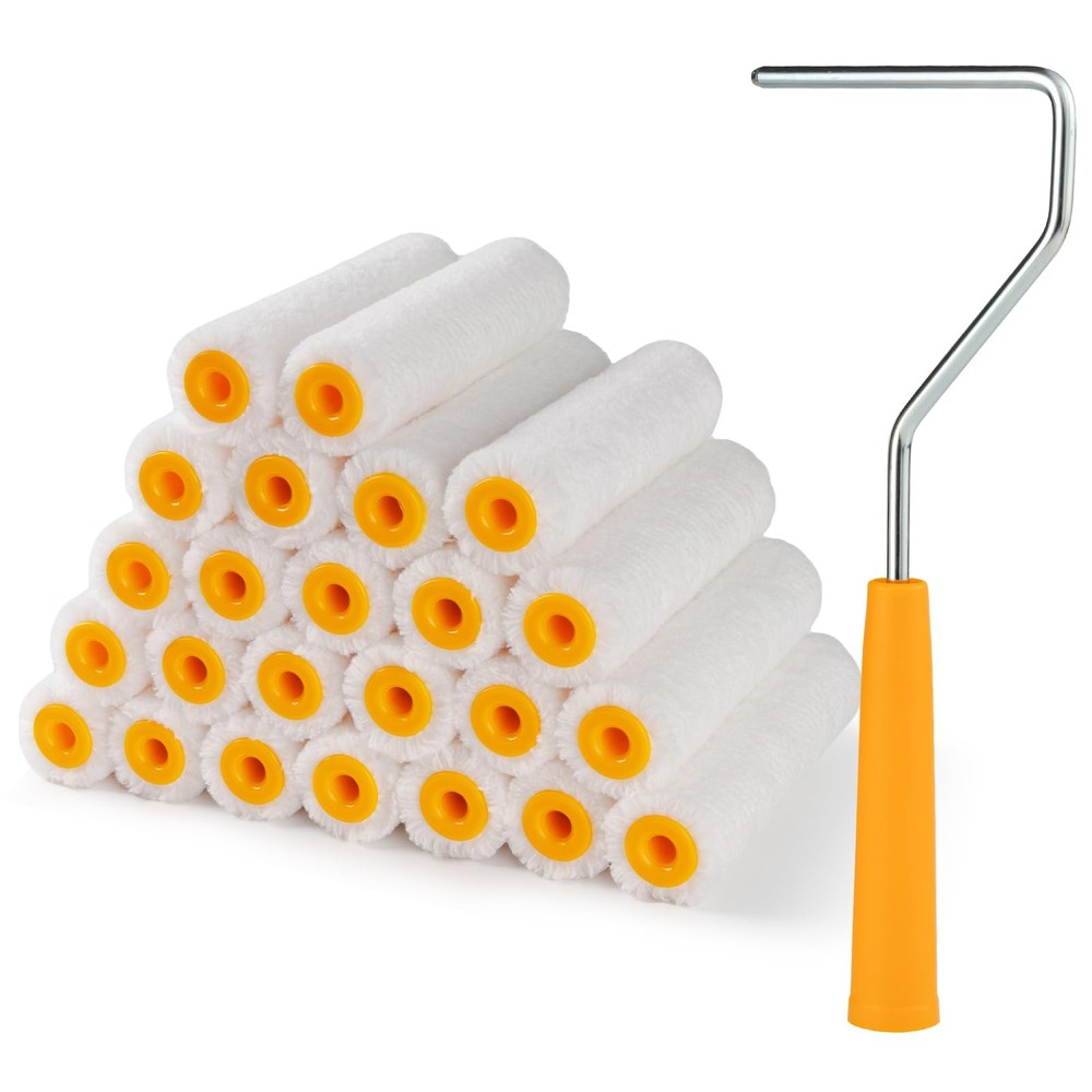 Paint Rollers, 5 Pack, 9 Inch Paint Roller Covers, Microfiber Paint Rollers, ...
