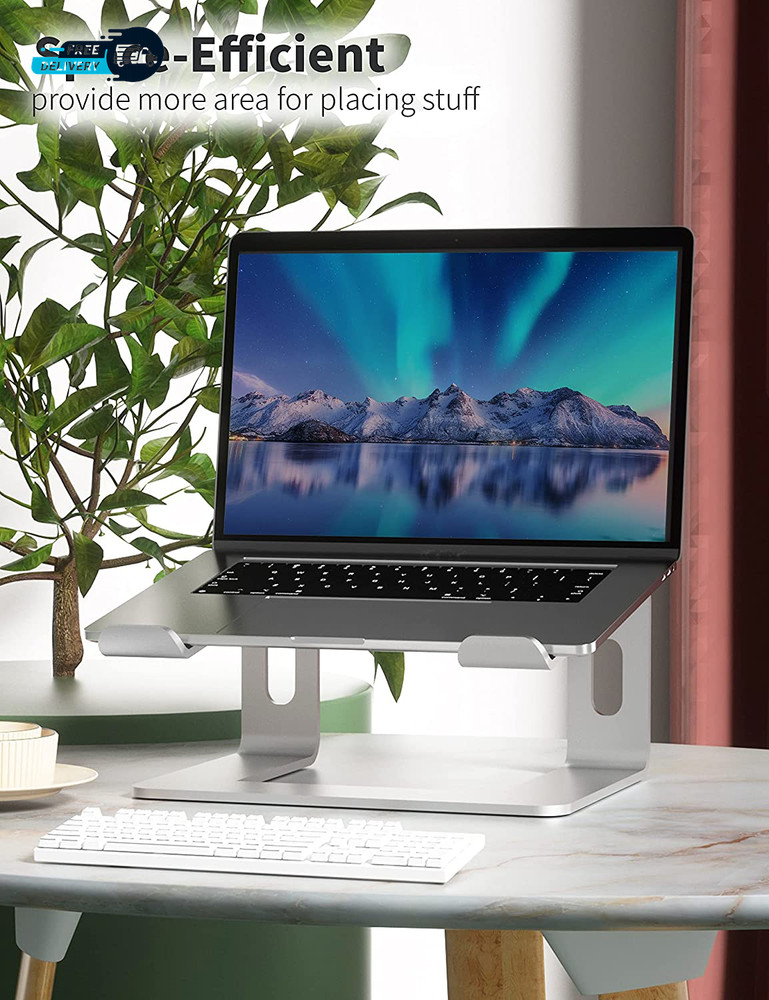 Laptop Stand Aluminum Computer Riser Ergonomic Laptops Elevator for Desk