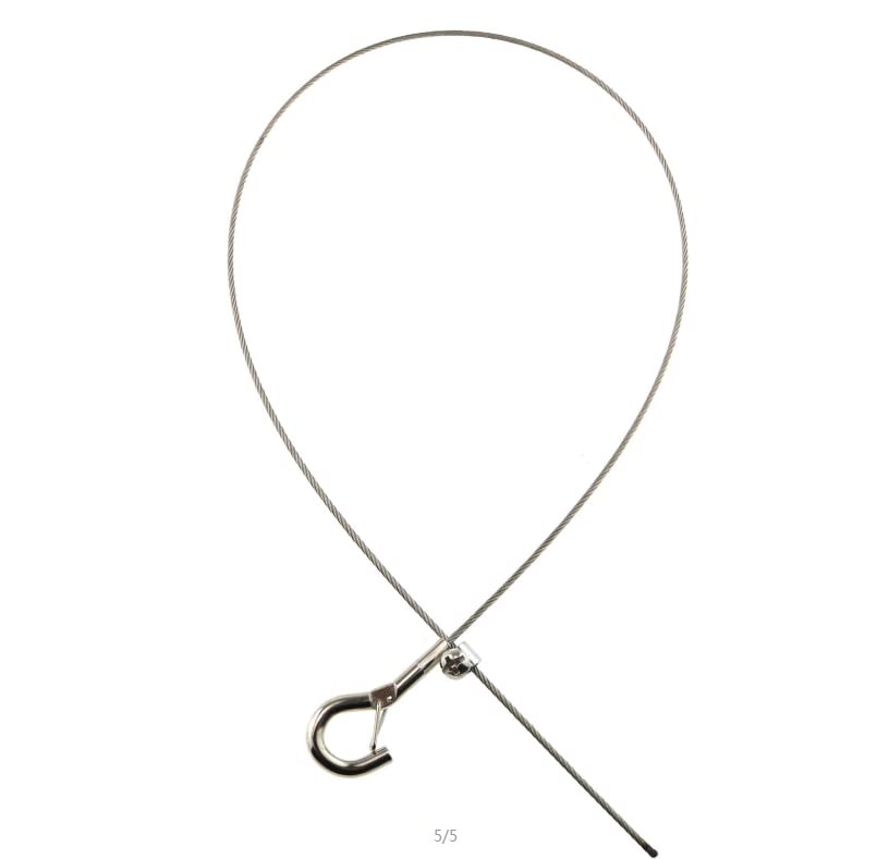 Gate Latch Cable Pull SJZBIN 2pcs Stainless Steel 19" Pull...