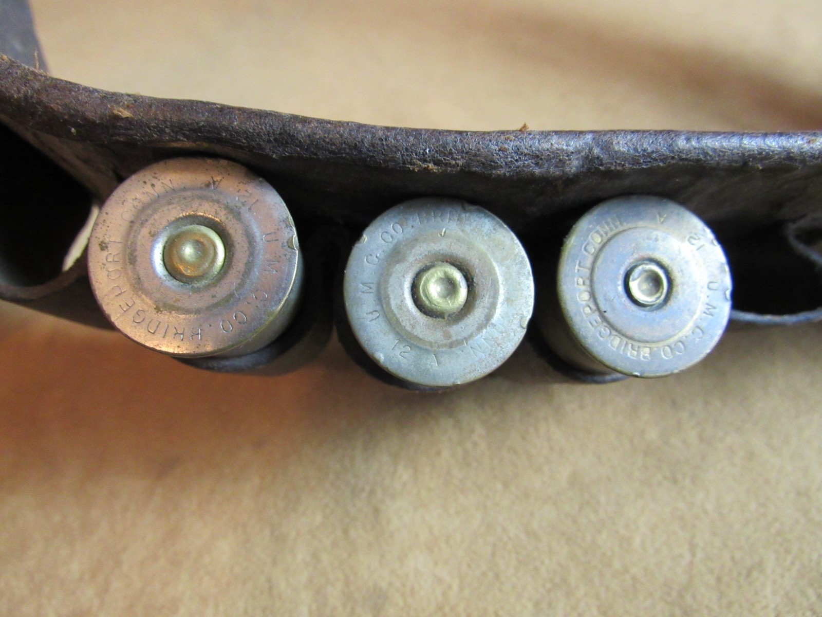 Unusual Antique Indian Wars Rare Shotgun Belt US Stamped