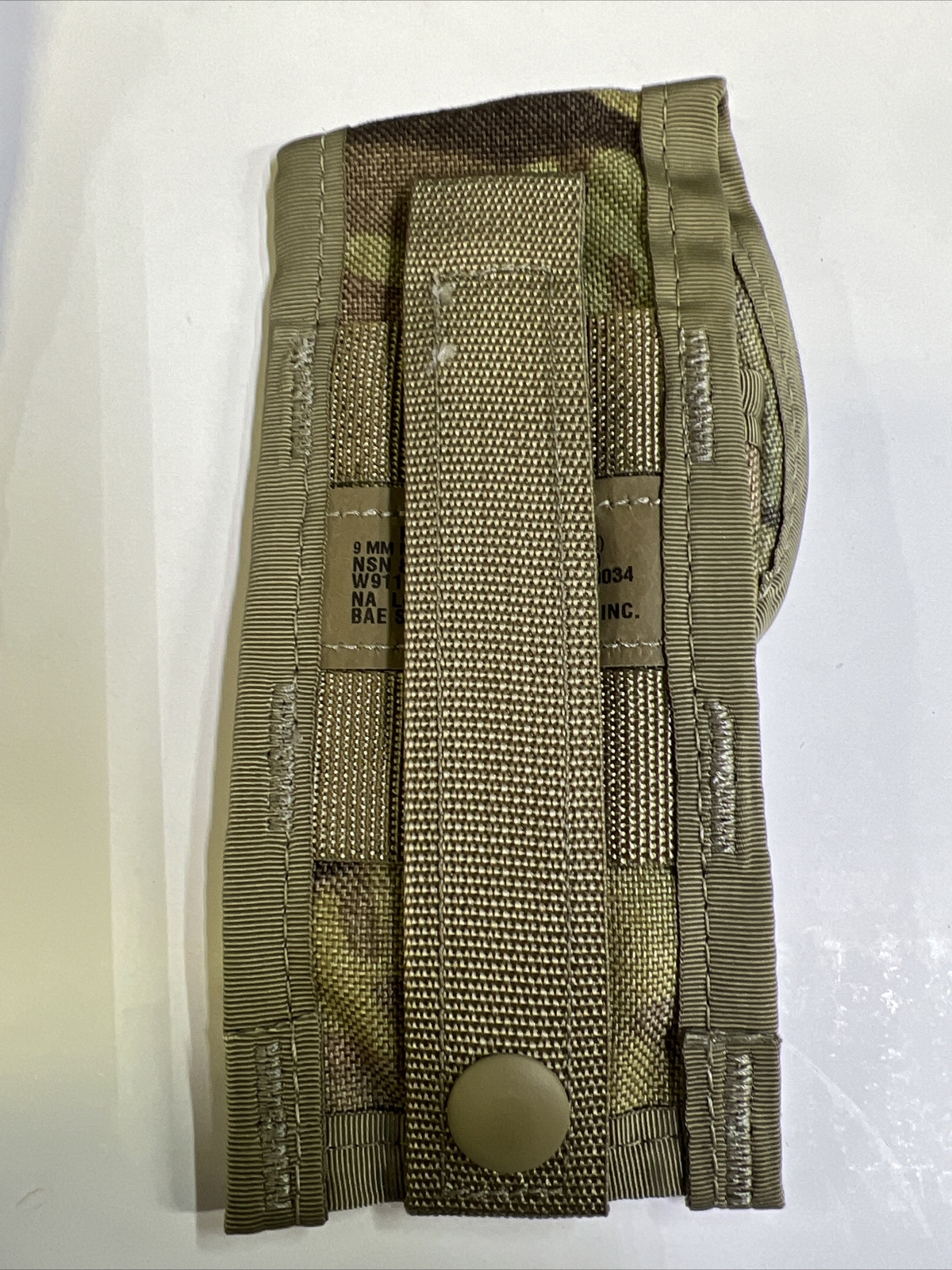 USGI MOLLE Pistolman Pocket Set OCP Multicam 4 9mm Mag Pouches Holster Extender