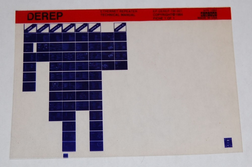 DEC Derep Ethernet Repeater Technical Manual Microfiche