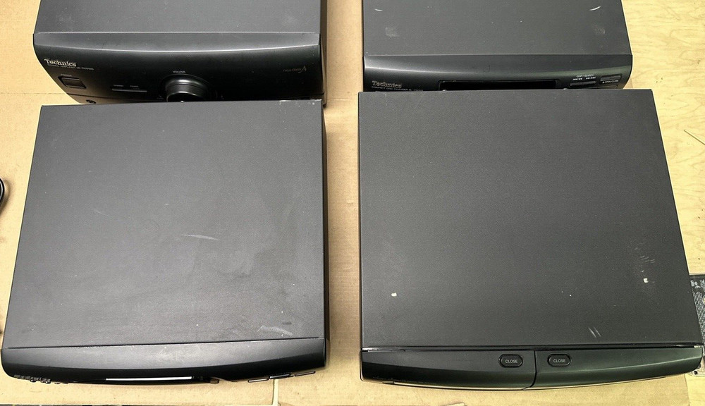 Technics SE-CH505 Component System Tuner Amp CD Changer Works with issues READ