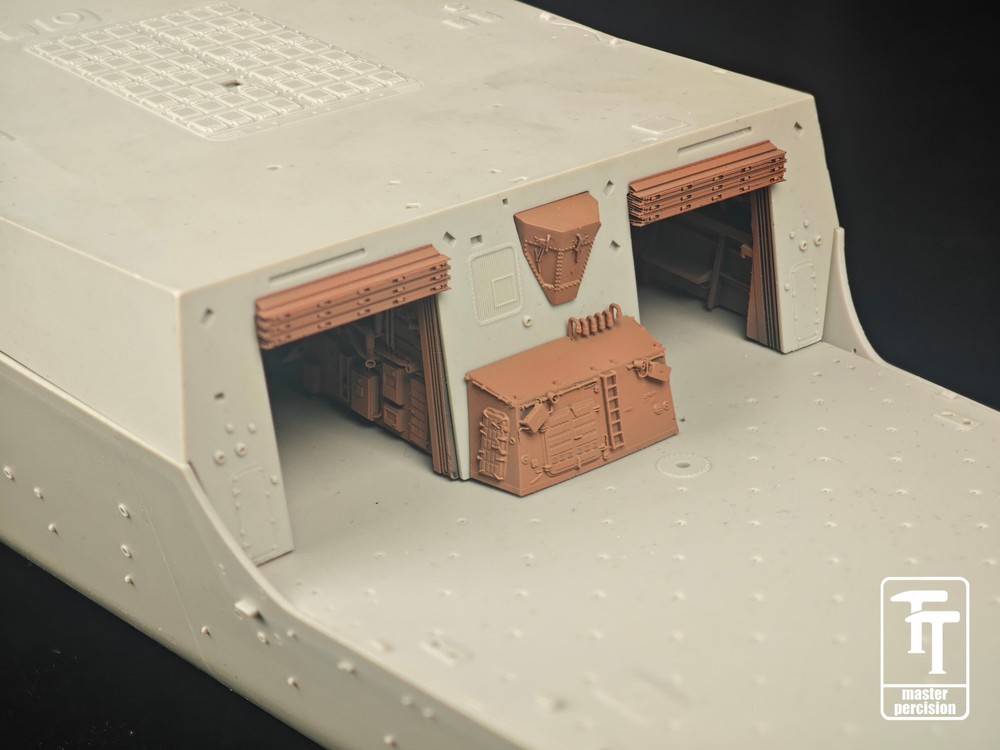 WULA PF2000255 1/200 DECK COMMAND CABIN&FIRE HOSE COMPARTMENT 3D Print （3pcs）