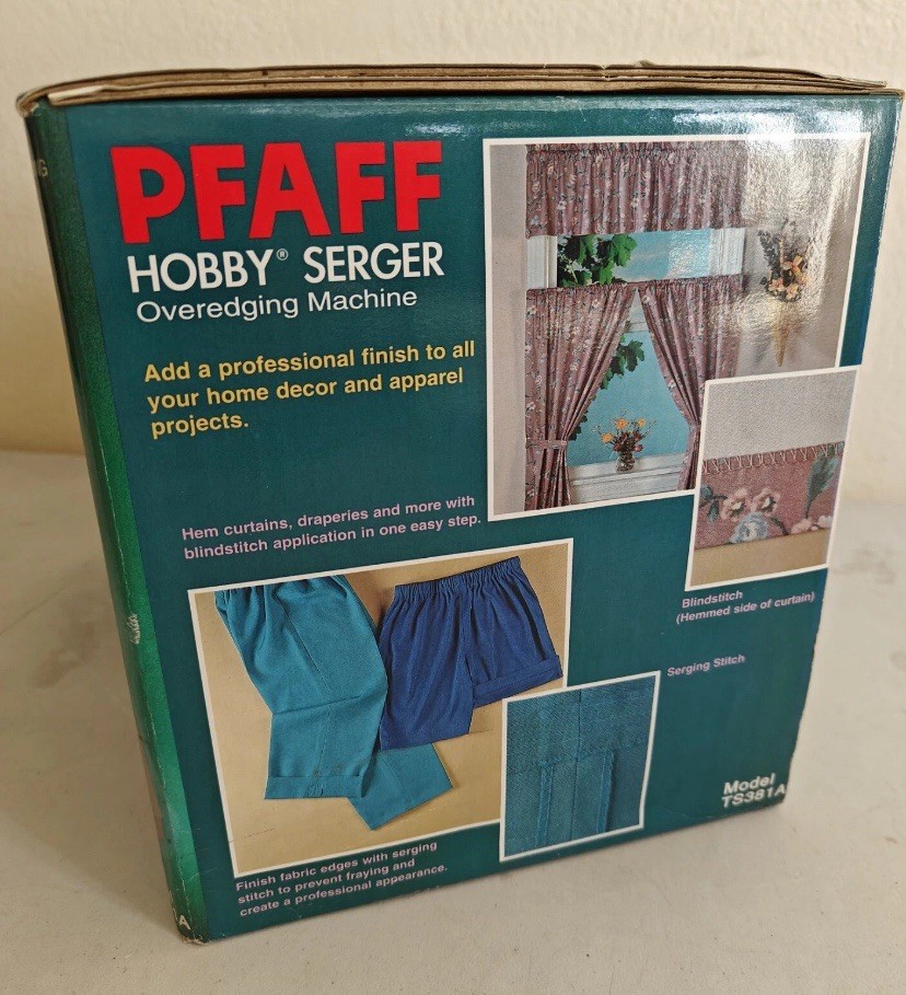 PFAFF Hobby Serger Portable Overedging Machine Overlock Sewing Craft TS381A