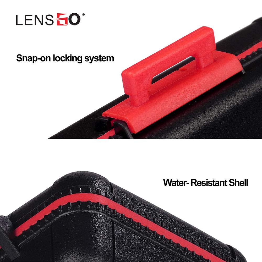 Camera Battery Memory Card Case Memory Card Hard Protector Case Water-Resista...