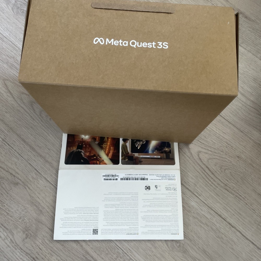 Empty Box Meta Quest 3S 128gb Empty (Box Only)