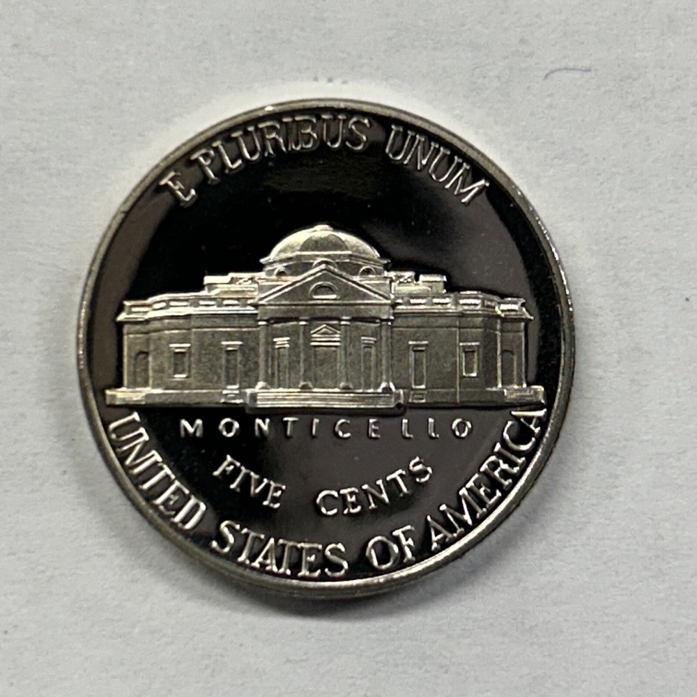 1995 S Proof Jefferson Nickel - Five Cent Coin from Proof Set