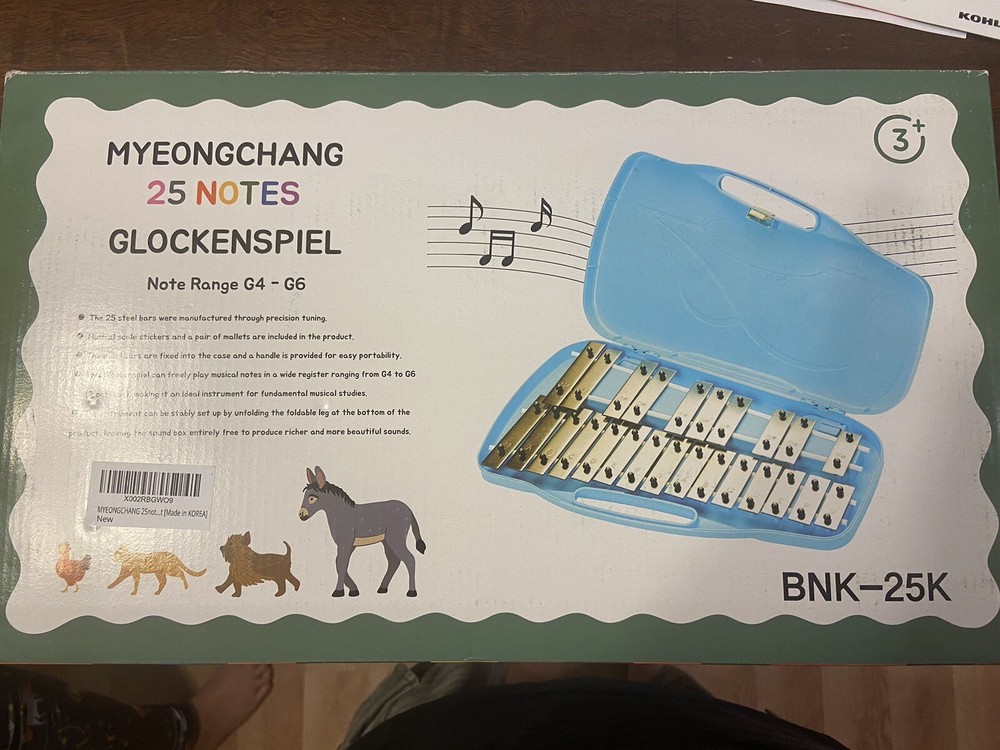 Myeongchang 25 Notes Glockenspiel New