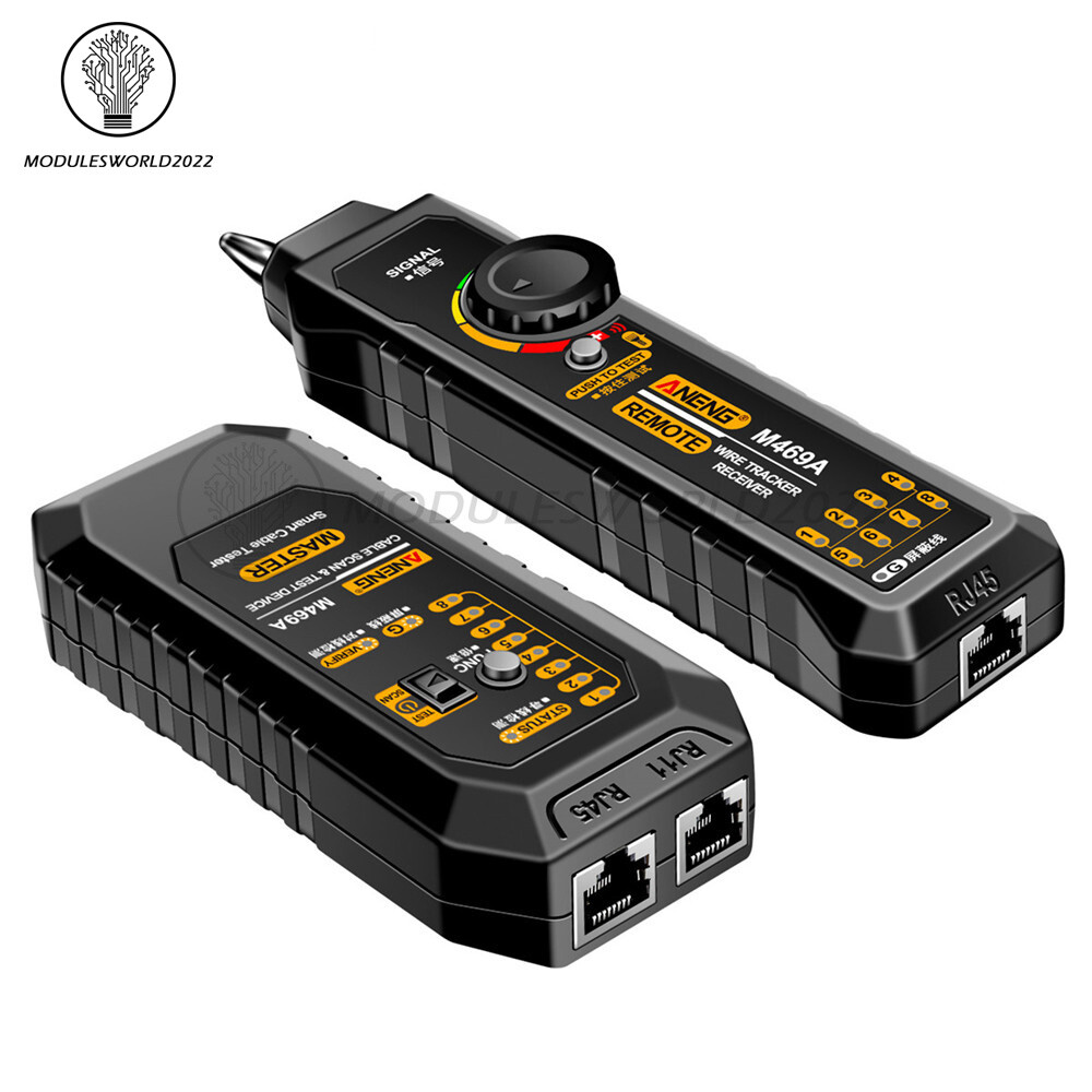 ANENG M469A Multifunctional Network Cable Tracker Networking Analyzer RJ45 RJ11