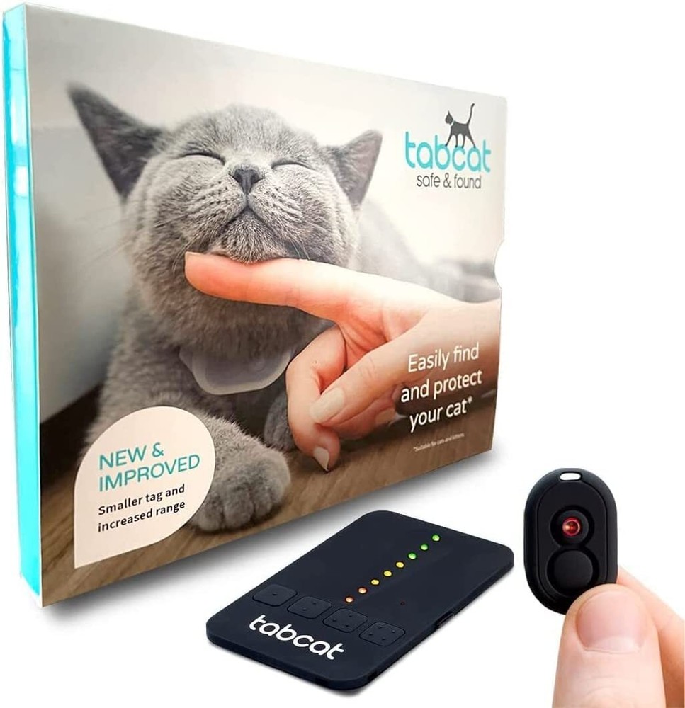 Tabcat v2 Pet Cat/Kitten Tracker – New Longer Range & Smaller Tags