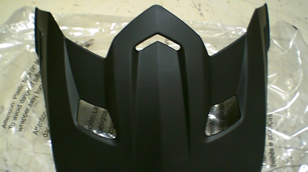 FOX RACING HELMET REPLACEMENT VISOR PEAK - V2 MX19 - MATTE BLACK