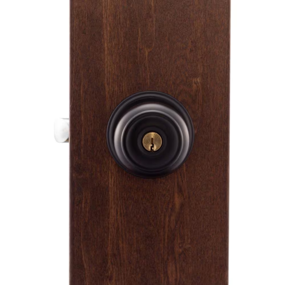 Colonial Black Entry Door Knob