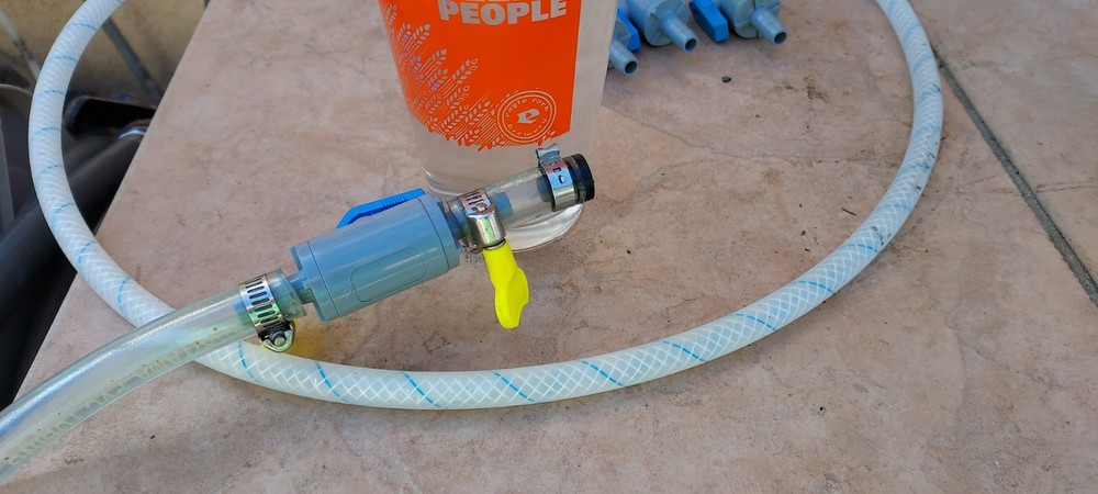 3/8" In Line Shut-Off Valve / Plastic