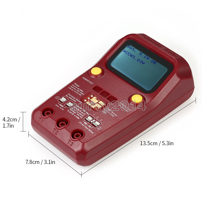 LCD Digital ESR Transistor Meter M328 Resistor Diode Capacitor Mosfet Tester
