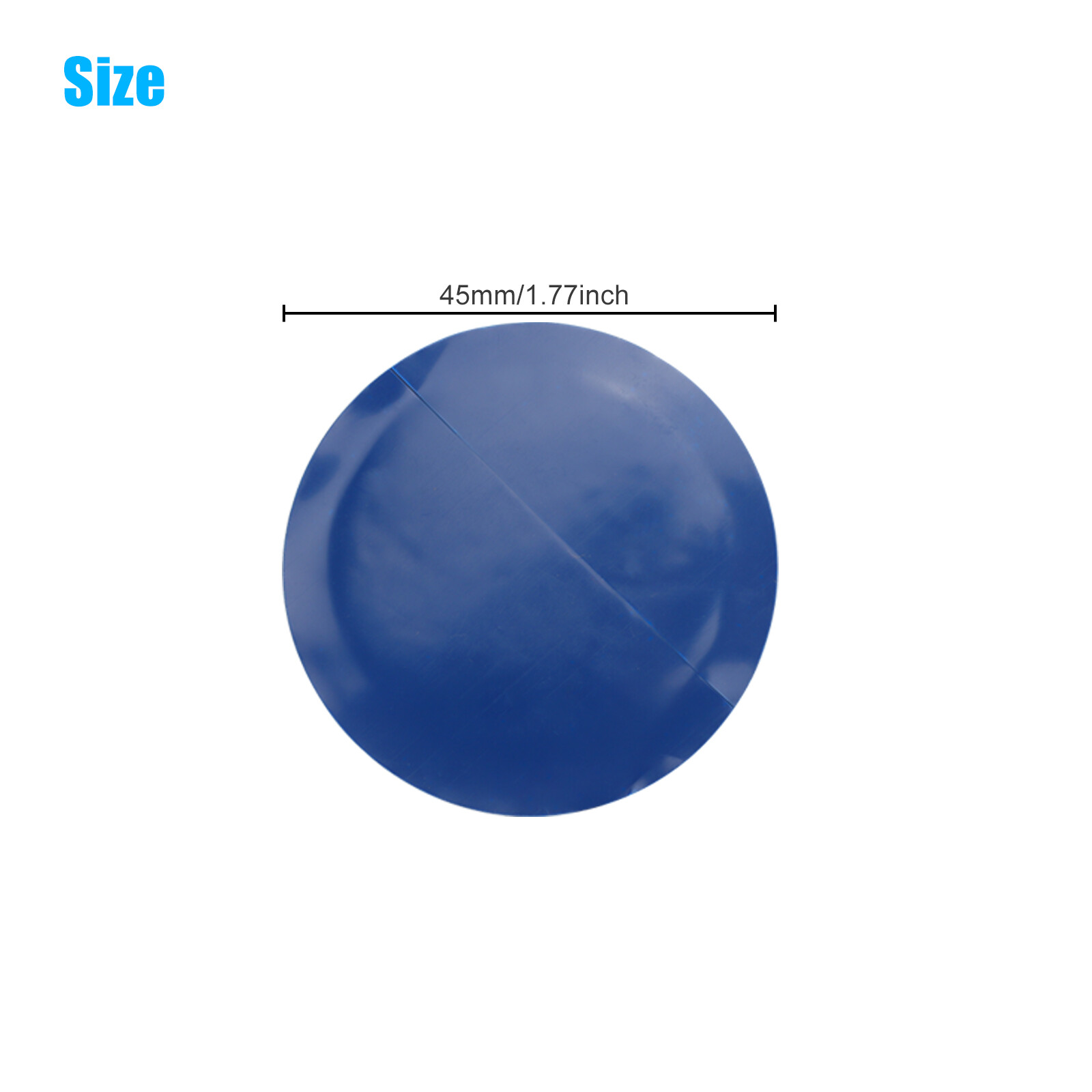 100 PCS Medium Size 1- 3/4" Round Radial Rubber Car Tire Repair Tyre Patches Kit