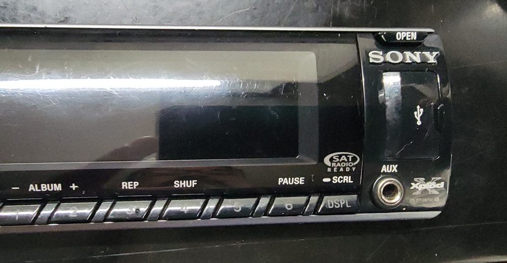 SONY CDX-GT650UI FACEPLATE ONLY TESTED