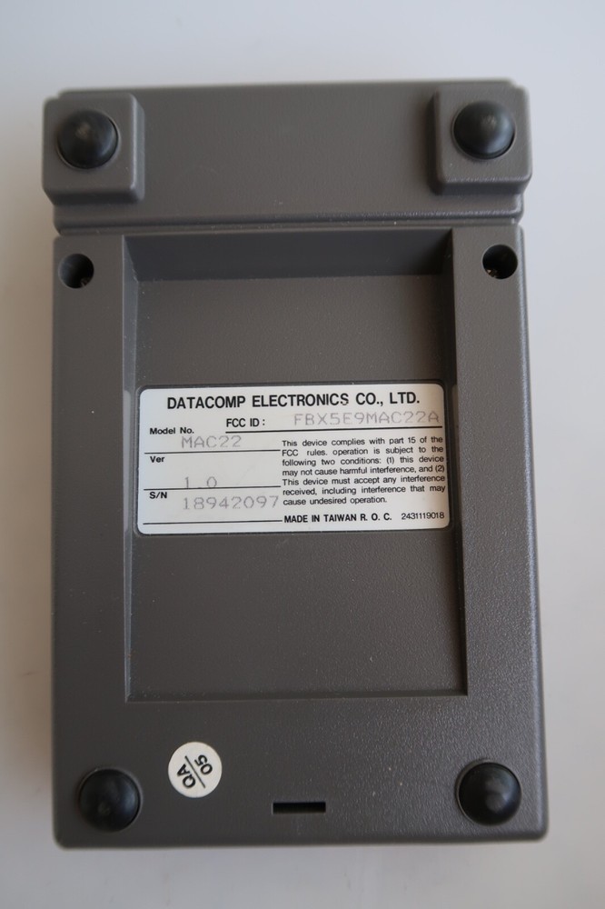 Datacomp Datapad Vintage Keypad Key Pad Number Pad Numeric Math Black MAC22