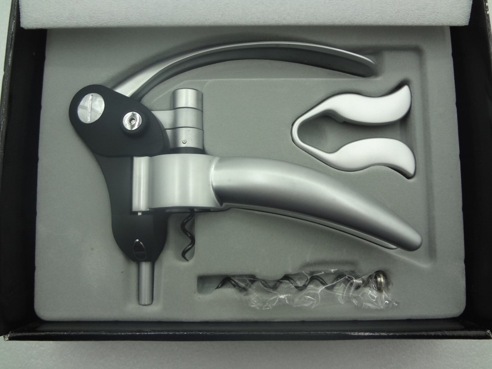 Crofton Metal Corkscrew Kit Includes Foil Cutter & Spare Worm Screw