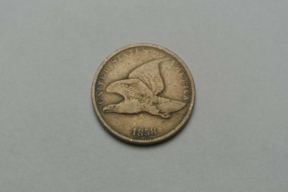 1858 Flying Eagle Cent, Fine Condition - Small Letters  - C8071