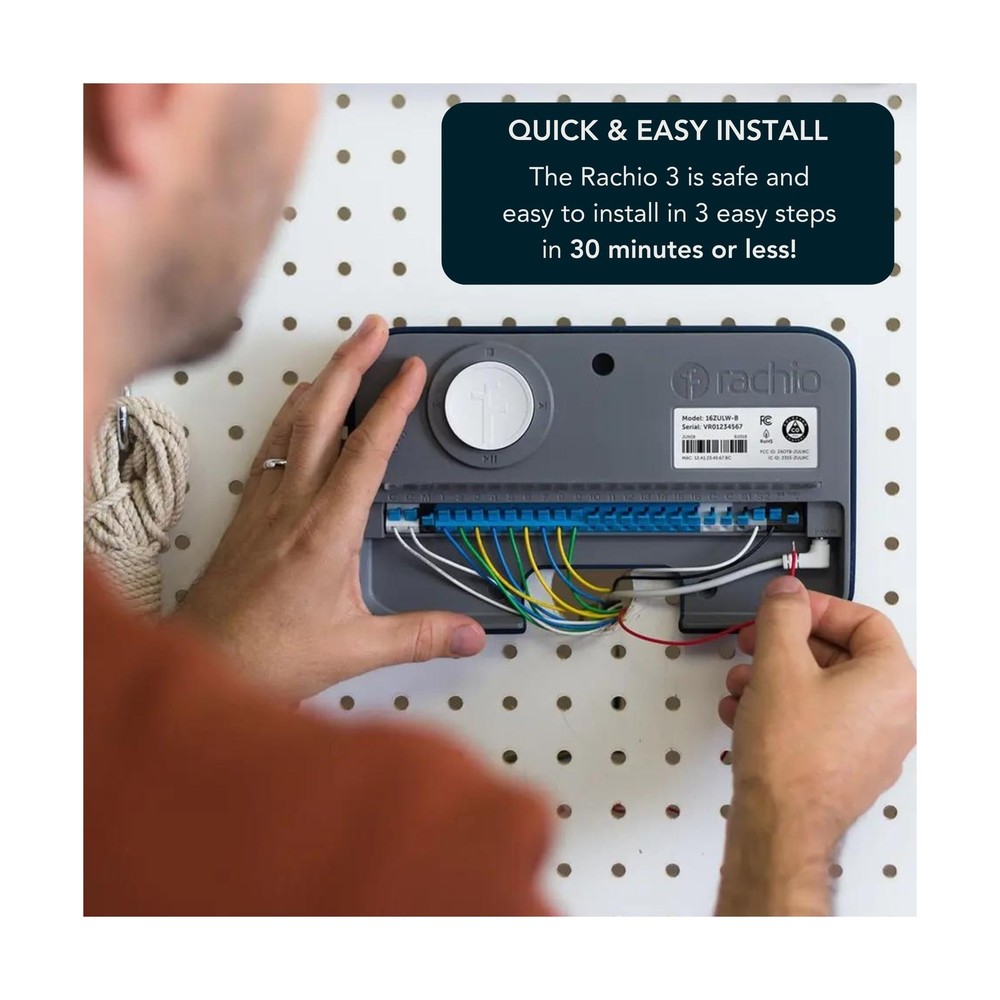 Rachio 3 Smart Bundle: Includes Rachio 3rd Generation-16 Zone Smart Sprinkler...