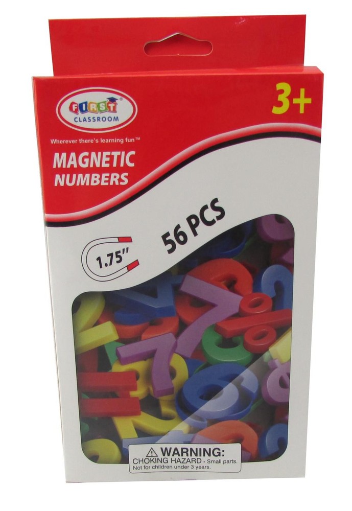 Magnetic Numbers 56pcs - All Brands